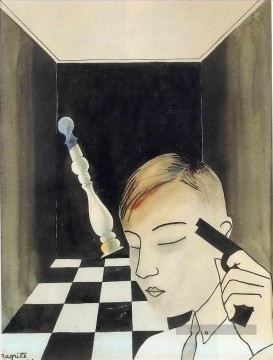 ルネ・マグリット Painting - チェックメイト 1926年 ルネ・マグリット